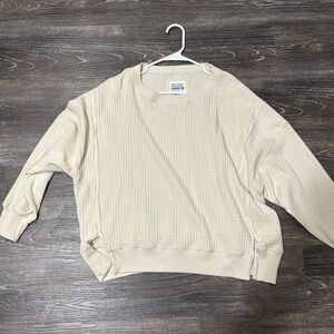 NWT Aerie waffle knot top XS